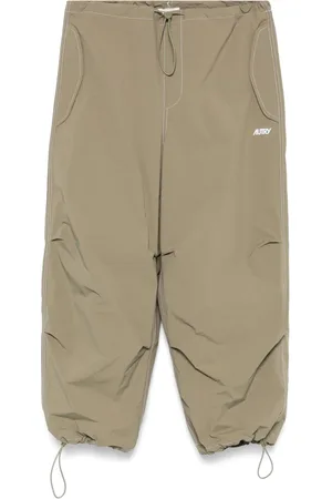 Autry Olive Green Drawstring Pants