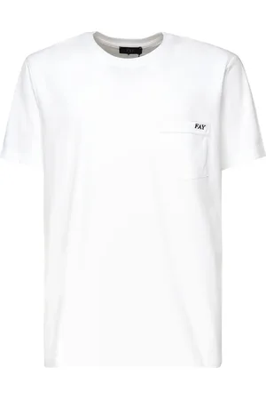 FAY Embroidered Logo T Shirt
