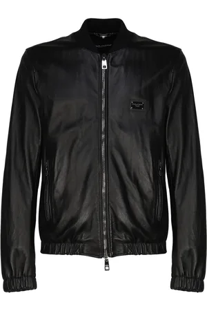 Dolce & Gabbana Lambskin Jacket With Logo
