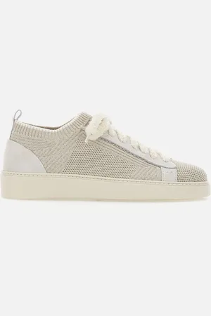 ELEVENTY Fabric Suede Sneakers In
