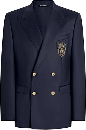 Dolce & Gabbana Navy Double Breasted Jacket