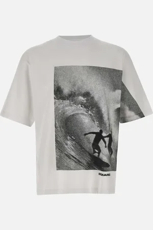 Dsquared2 Loose Fit Cotton T Shirt In