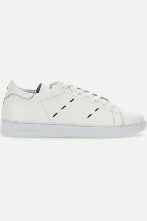 Kiton Hammered Leather Sneakers