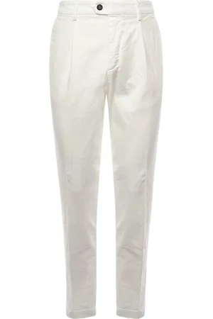 ELEVENTY Cotton Straight Leg Trousers