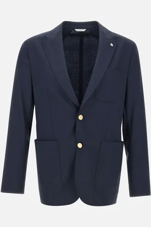 Manuel Ritz Midnight Wool Blazer