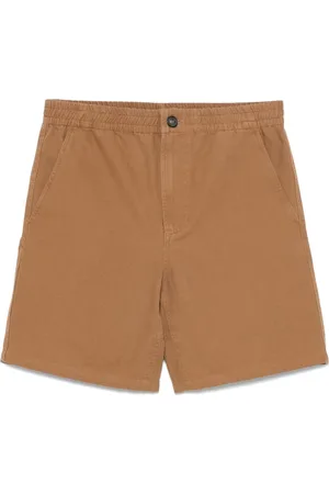 A.P.C. Camel Elastic Waist Shorts