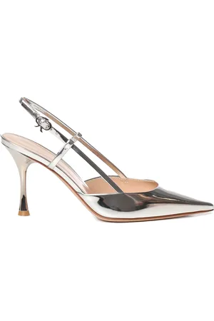 Gianvito Rossi Ascent Calfskin Slingback Pumps