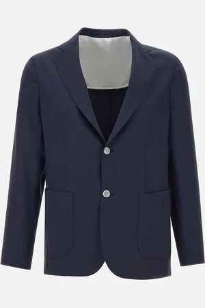 BARBA Wool Slim Fit Blazer