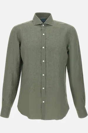 BARBA Linen Long Sleeve Shirt