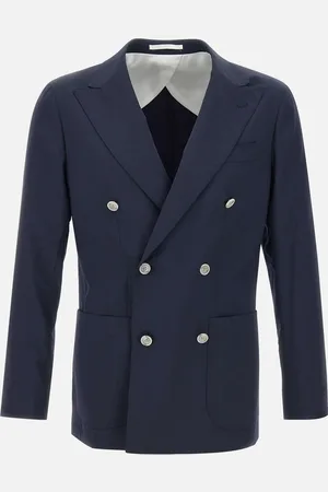 BARBA Wool Slim Fit Blazer