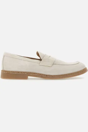 ELEVENTY Suede Calfskin Loafers
