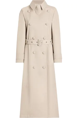 Dolce & Gabbana Over Cotton Beige Trench Coat