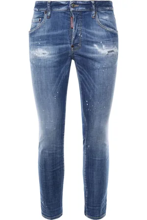 Dsquared2 Skater Worn Effect Tapered Jeans