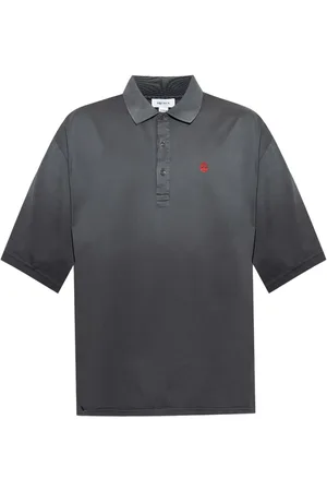 Alexander McQueen Alexander Mc Queen Skull Embroidery Grey Polo