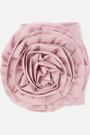 ROTATE Big Flower Satin Mini Skirt