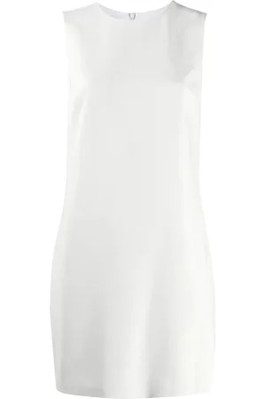 THEORY White Knee Length Dress With Zip