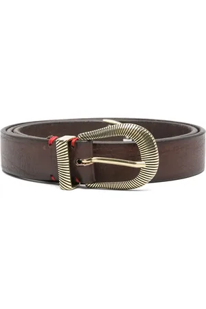 ELEVENTY Belt With Engraved Buckle
