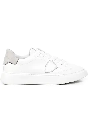 Philippe model Temple Calfskin Suede Sneakers
