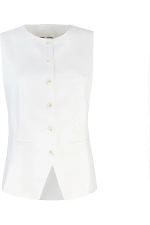 Samsøe Samsøe Gilet Saruma 14635 Bianco