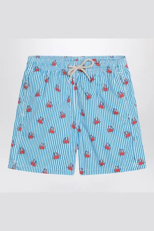MC2 SAINT BARTH Comfort Light Swimsuit With Crabs