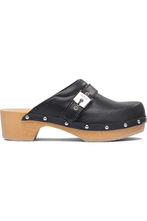 Scholl Pescura Clog 50 Blk&Honey Ltre 50 Mm
