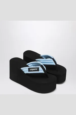 COPERNI /Light Blue Wedge Sandal With Logo