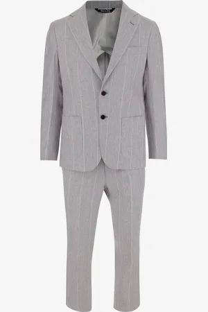 Brian Dales Linen Pinstripe Suit