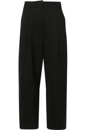 STUDIO NICHOLSON Wide Leg Cropped Trousers