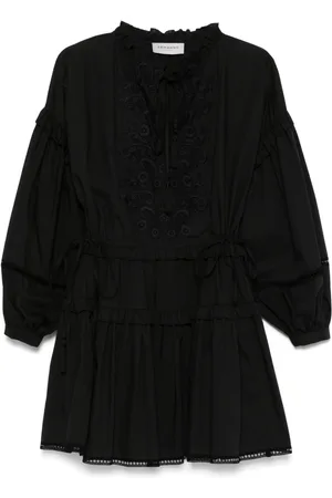 Ermanno Firenze Lace Detail Mini Dress