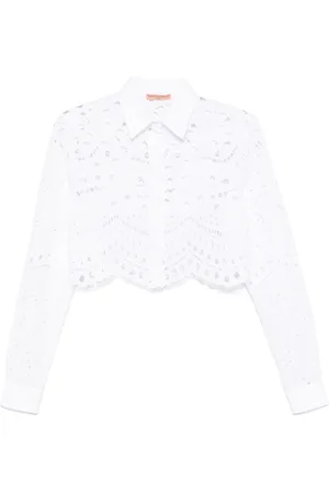ERMANNO SCERVINO Lace Cropped Shirt