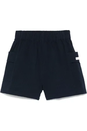 EA7 Striped Cotton Shorts