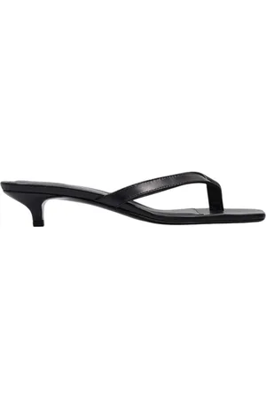 Totême Black Leather Mules