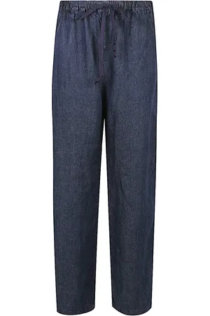 Apuntob Linen Striagh Leg Trousers