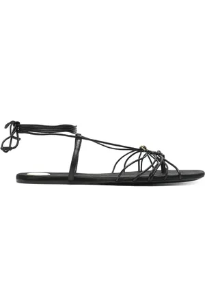 Saint Laurent Babylone Leather Sandals