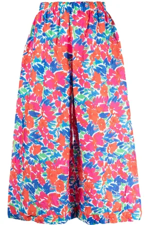 DANIELA GREGIS Printed Wide Leg Trousers