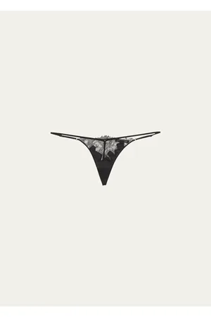 Kiki De Montparnasse Coquette Lace Thong Underwear - Bergdorf Goodman