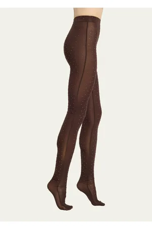 SPANX Metallic Shimmer Mid-Thigh Shaping Tights - Macy's