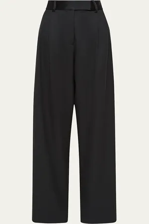 ESSE Classico Pleated Straight-Leg Tux Trousers