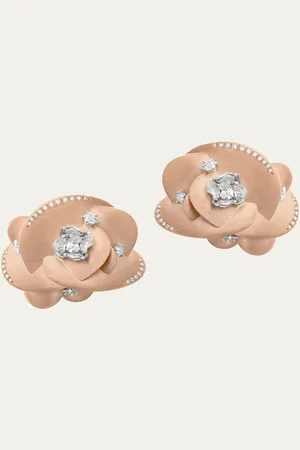 Boghossian Desert Rose Diamond Stud Earrings