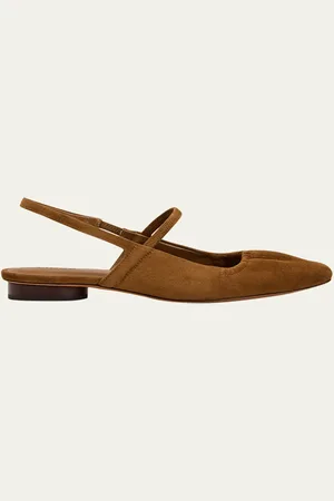 Vince Venice Suede Slingback Ballerina Flats