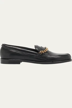 Golden Goose Jerry Chain Leather Penny Loafers