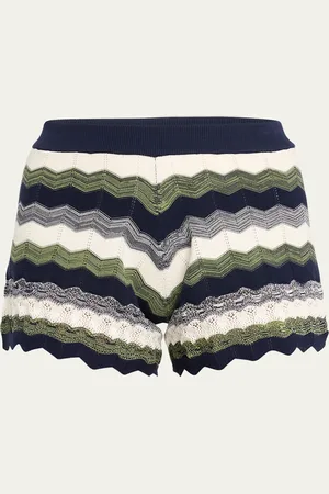 Ramy Brook Katharine Wavy Knit Shorts