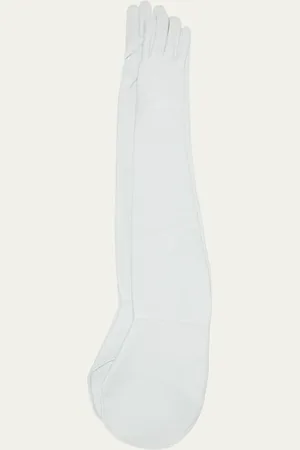 Jil Sander Patent Leather Shoulder Gloves