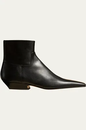 Khaite Marfa Calfskin Ankle Boots