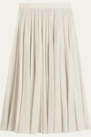 Totême Crinkled Plisse Maxi Skirt
