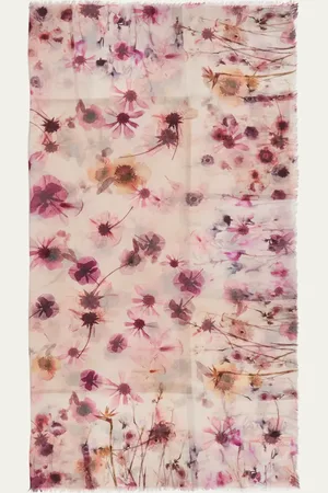 Alonpi Floral Wool Square Scarf