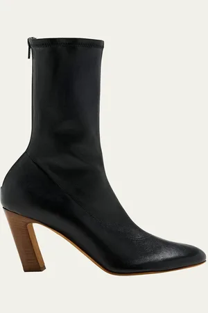 Khaite Apollo Calfskin Zip Mid Boots