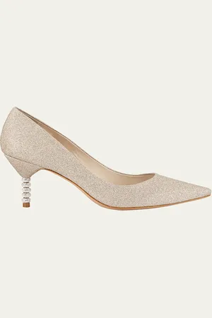 SOPHIA WEBSTER Coco Glitter Crystal-Heel Pumps