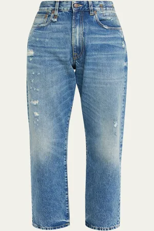 R13 Distressed Boyfriend Jeans