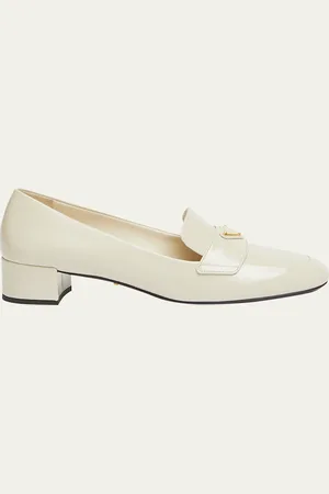 Prada Vernice Patent Loafer Pumps